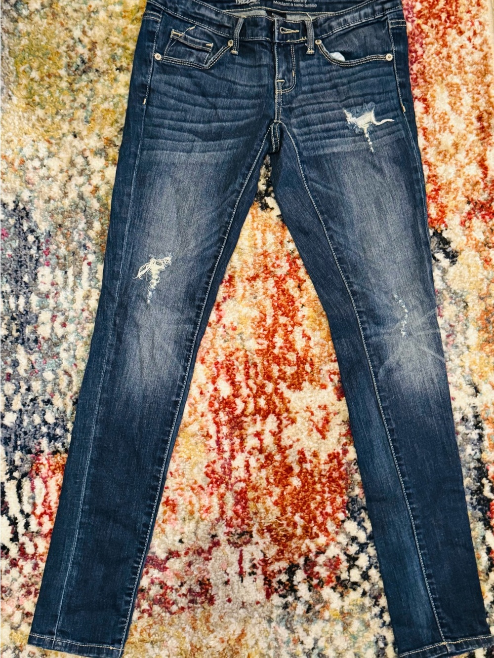 Massimo Dark Blue Distressed Skinny Jeans *Make an offer